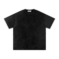 Snow Washed Oversized L lawliet Cotton T-Shirt