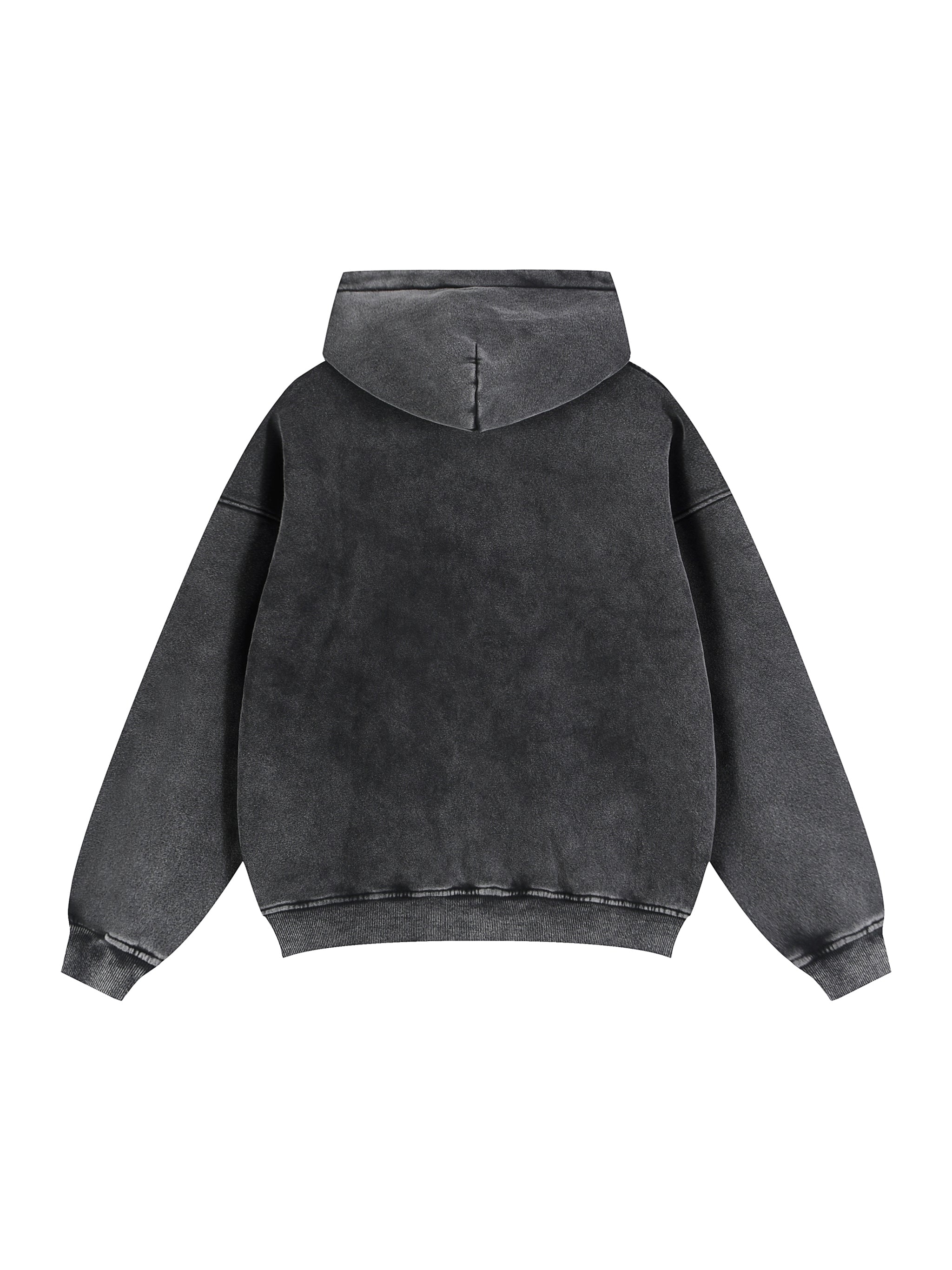 Zip-Through Boxy DN Fleece Hoodie